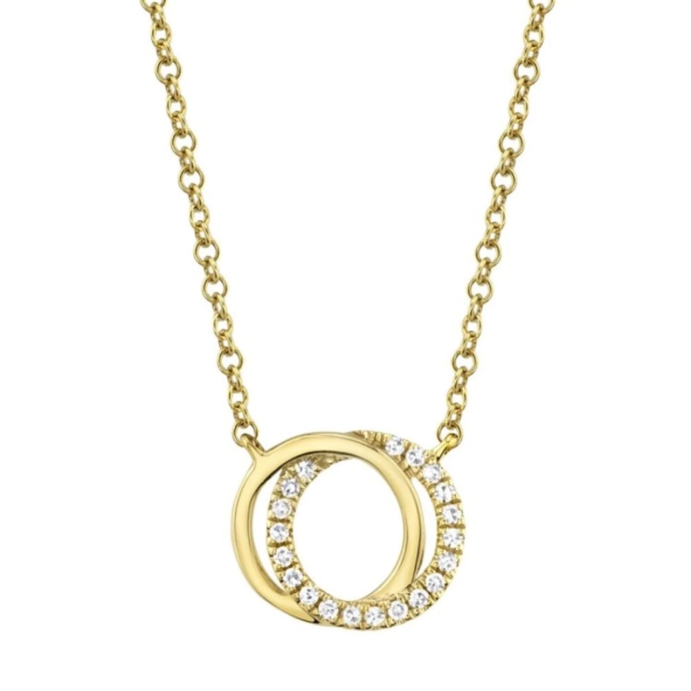 Shy Creation Diamond Necklace 14k